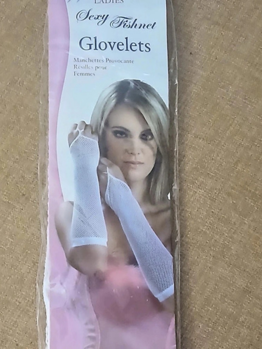 Secret Wishes Sexy Fishnet Glovelets White NWT